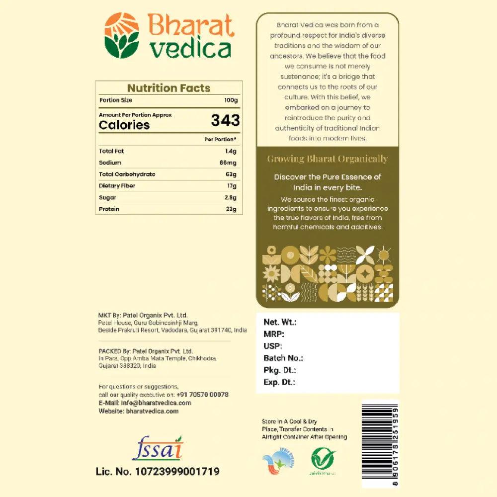 Bharat Vedica Organic Pigeon Peas - Organic Toor Dal - Distacart
