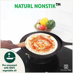 The Indus Valley CASTrong Cast Iron Cookware Set: Tawa+ Kadai (Wok model), Kitchen Set for Home, Pre-seasoned, 100% Pure, Toxin-free, Tadka Pan