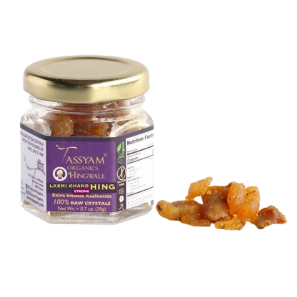 Tassyam Organics Laxmi Chand Strong Raw Hing Crystals - Distacart