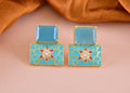 Joban Fashion Women Brass Firozi Onyx Earrings - Distacart