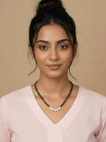 NVR Women Gold Plated Black Beaded Mangalsutra - Distacart
