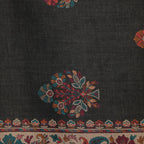 Nizalia Cashmere Fine Wool Grey Kani Doordar Shawl