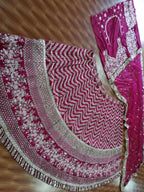 Jyoti Fashion Mesmerizing Red Silk Sequins with Zari Thread & Coding Dori Embroidery work Lehenga Choli with Dupatta