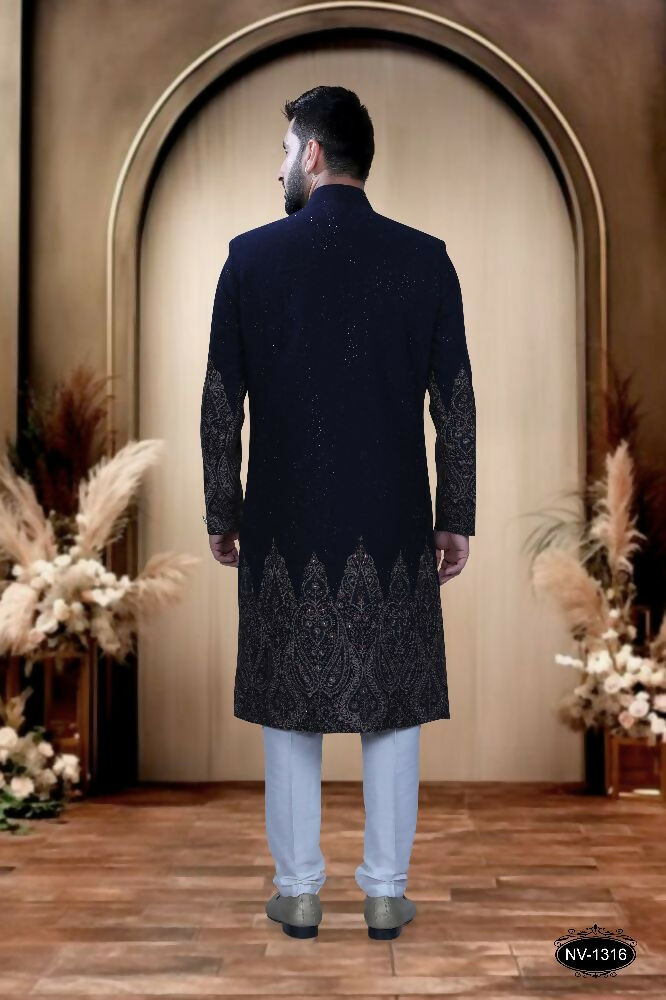 Joban Fashion Men's Blue TR Kurta with Pyjama