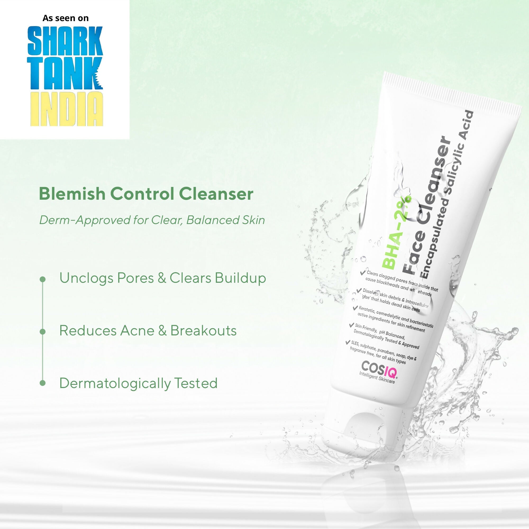 Cos-IQ BHA-2% Salicylic Acid Face Cleanser