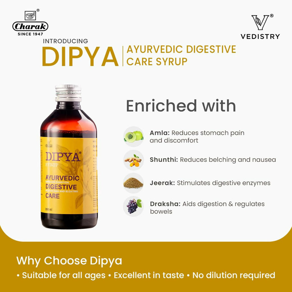 Dipya Ayurvedic Digestive Care Syrup - Distacart