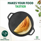 The Indus Valley CASTrong Cast Iron Cookware Set: Tawa+ Kadai, Kitchen Set for Home, Pre-seasoned, 100% Pure, Toxin-free, Induction, Tadka Pan