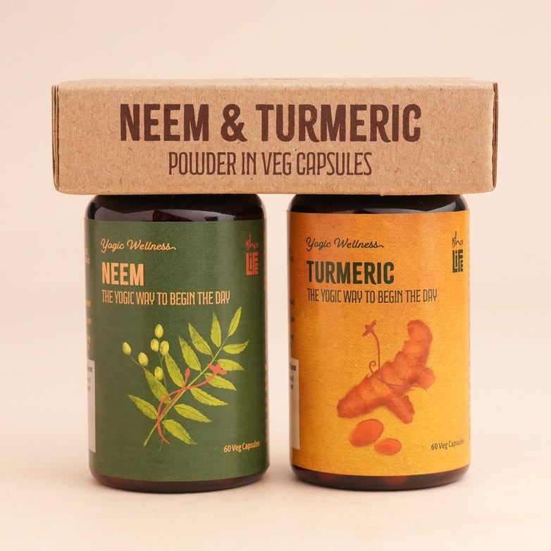 Isha Life Neem and Turmeric Capsules