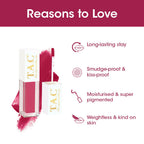 TAC - The Ayurveda Co. Liquid Matte Cosmic Pink Lipstick