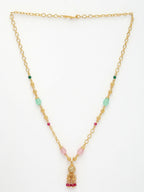 NVR Women's Multicolor Gold-Polished Minimal Chain