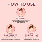 Enn Beauty Pout Lip, Cheek Tint With SPF 10 With Jojoba & Avocado Oil - Bare Blush