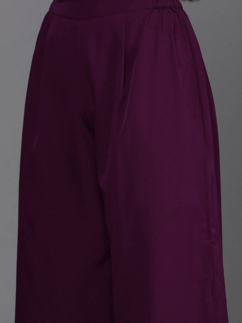 Ahalyaa Women's Traditional wear Kurta Set - Burgundy
