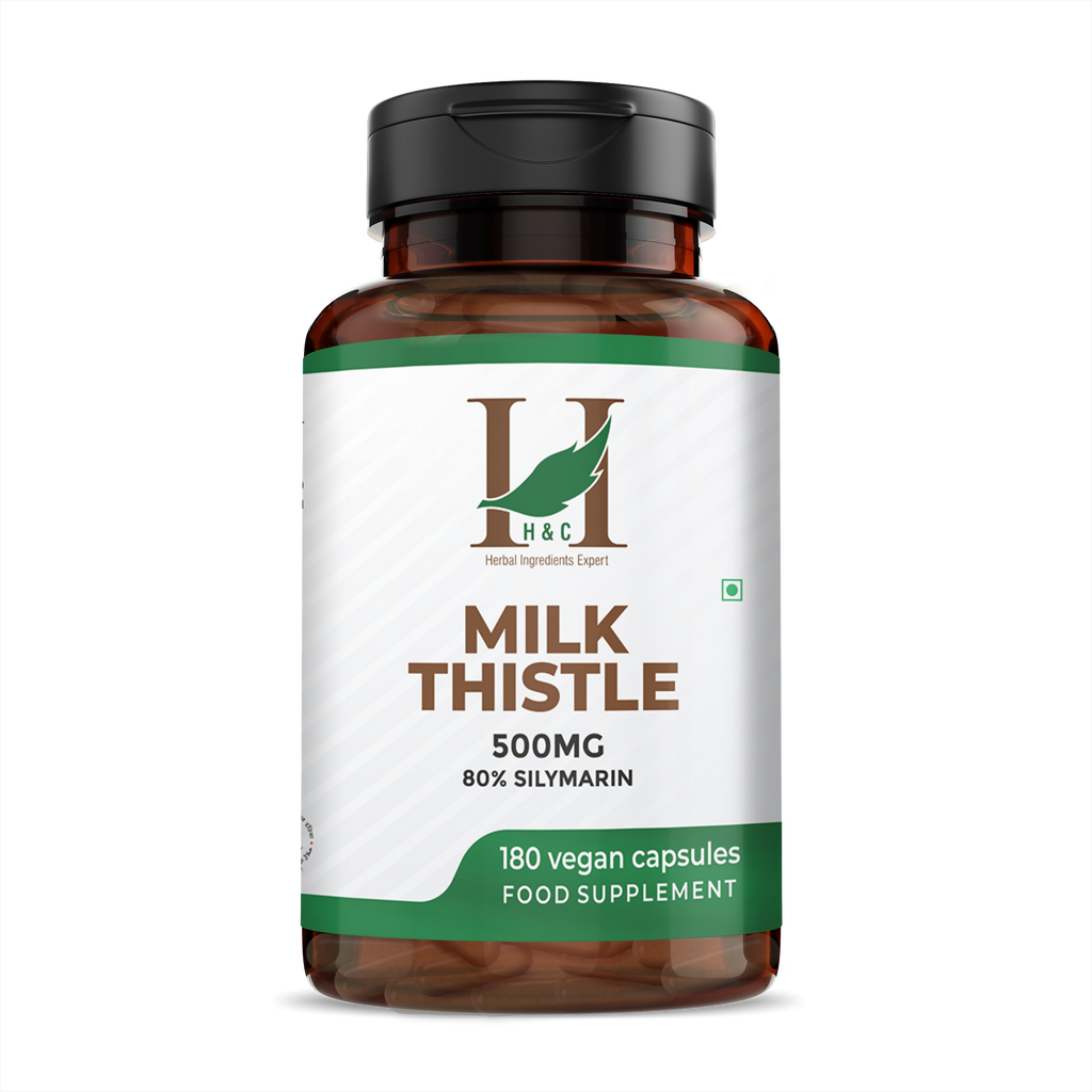H&C Herbal Milk Thistle Veg Capsules - Distacart