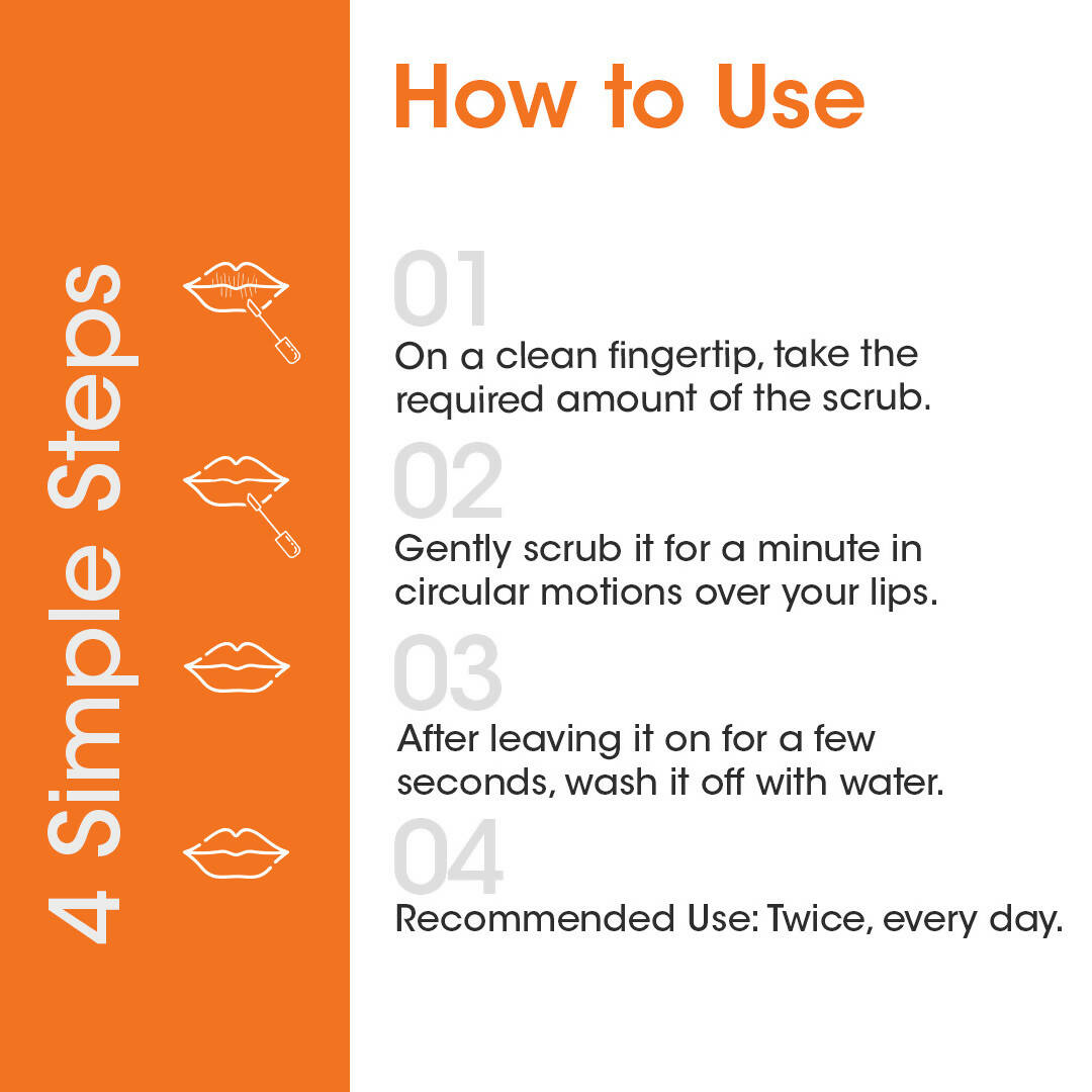 TAC - The Ayurveda Co. Vitamin C & E Lip Scrub