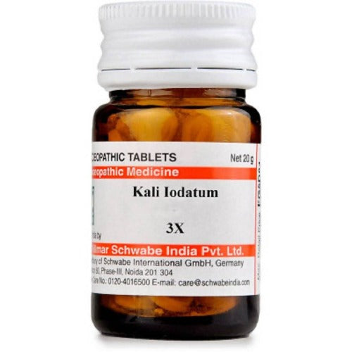 Dr. Willmar Schwabe India Kali Iodatum Trituration Tablet (20Gm) - Distacart
