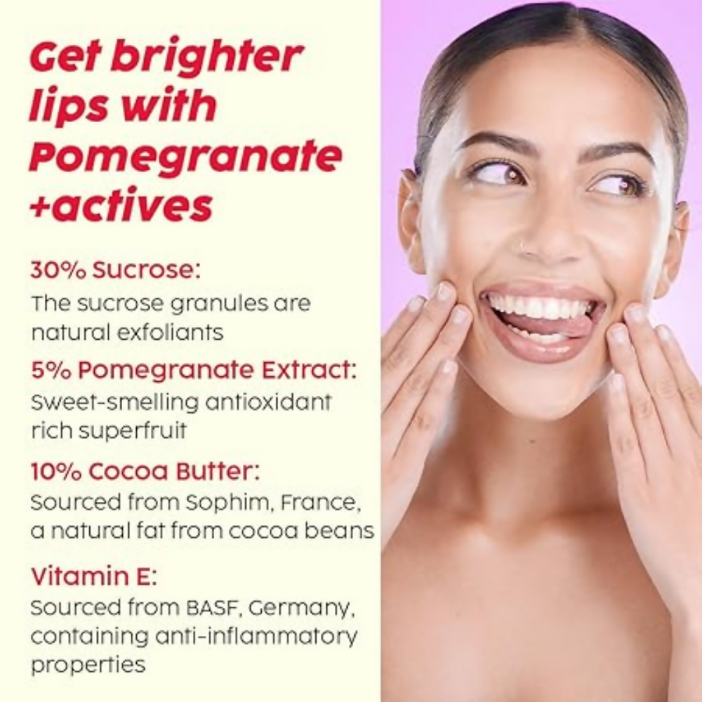 PLIX The Plant Fix 10% Vitamin C Glow Face Serum & Lip Scrub For Skin Brightening & Exfoliate Lips