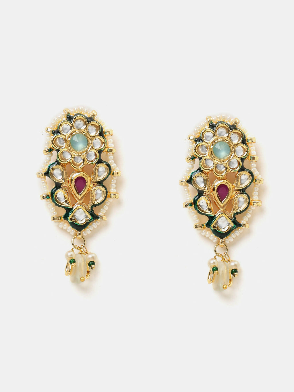 Ruby Raang Chand Earrings - Distacart
