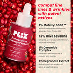 PLIX The Plant Fix Pomegranate Overnight Repair Dewy Serum - Reduce Fine Lines & Wrinkles