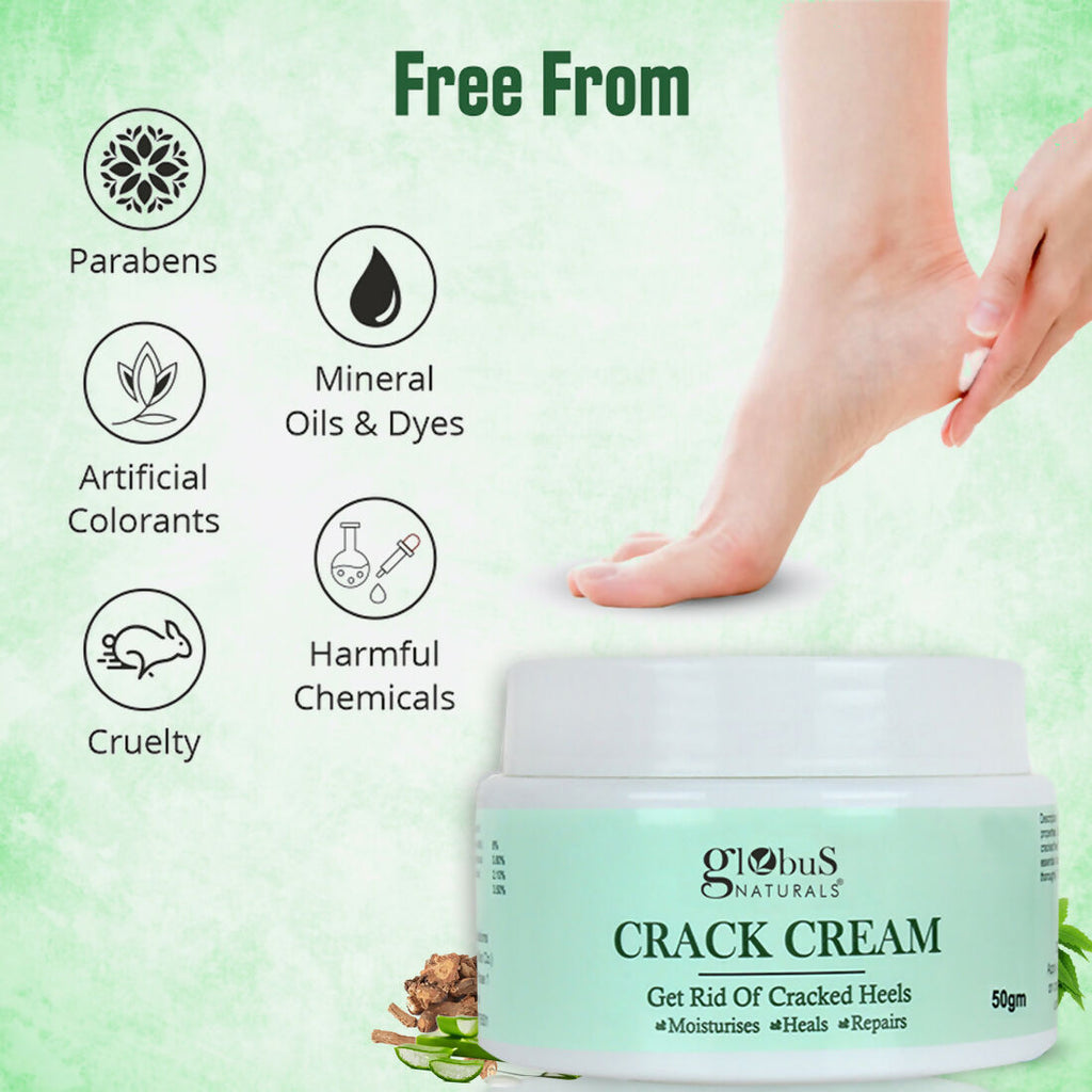 Globus Naturals Crack Cream Green - Distacart