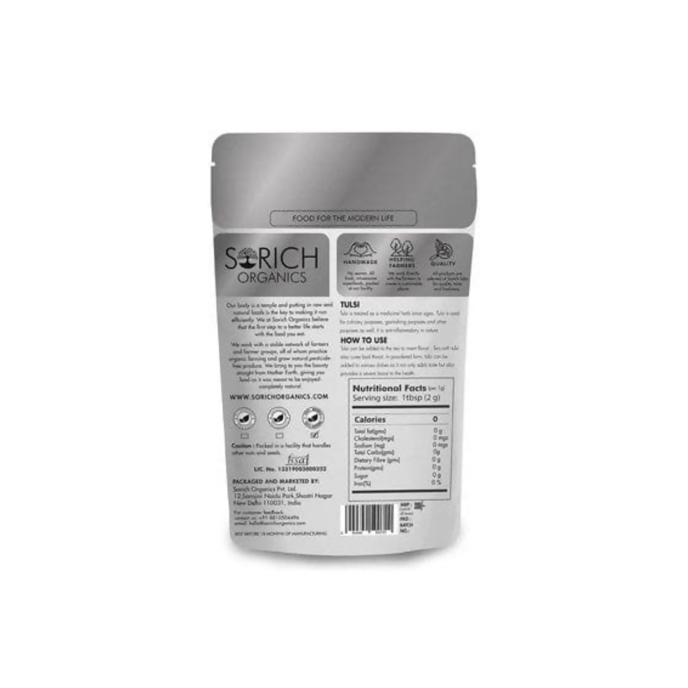 Sorich Organics Tulsi Herbal Tea - Distacart