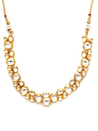 Kundan Neckpiece (Gold) - Ruby Raang