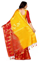 Mimosa Women's Multi Color Art Silk Kanjivaram Saree - Distacart