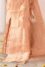 Joban Fashion Gold Banarasi Tissue Saree