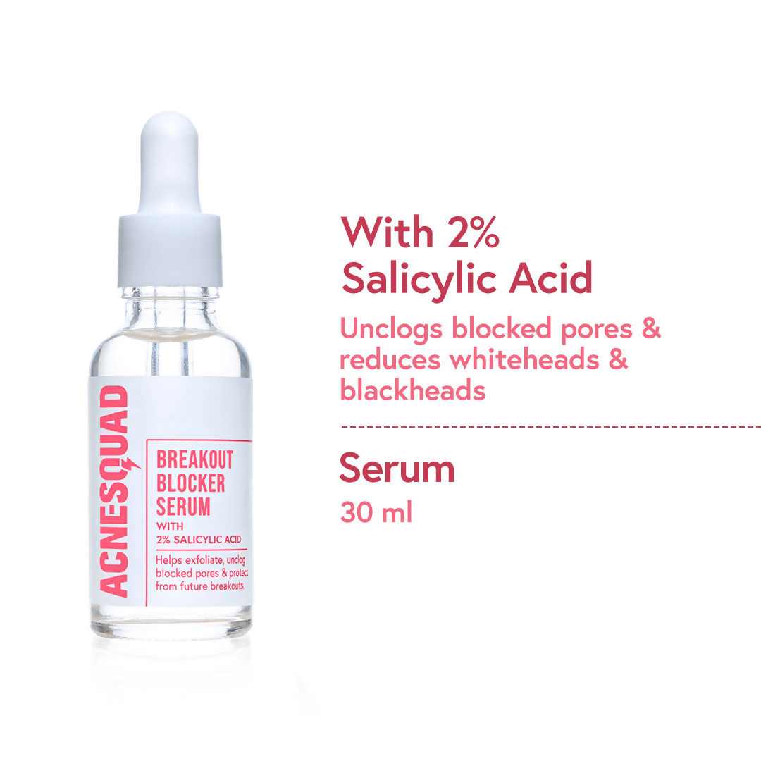 Acne Squad 2% Salicylic Acid Serum For Blackheads & Whiteheads