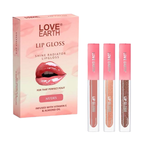 Love Earth Liquid Lip Gloss - Nudes