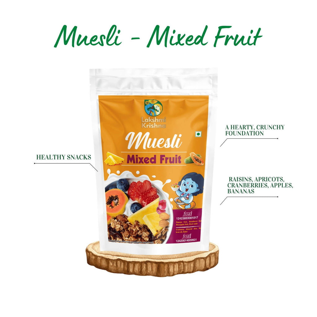 Lakshmi Krishna Muesli - Mixed Fruit - Distacart