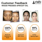 Rishi Natural Apricot Oil Wood Pressed 100% Pure