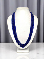 Inhanns Crystal Beads Luxe Edition – Multi-Layered Necklace - Royal Blue