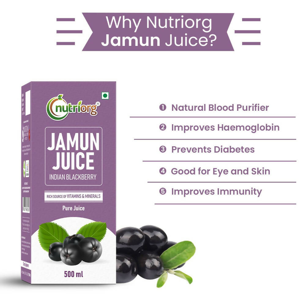 Nutriorg Jamun Juice - Distacart