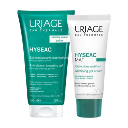 Uriage Anti-Blemish Regime (Hyseac Cleanser + Moisturizer)