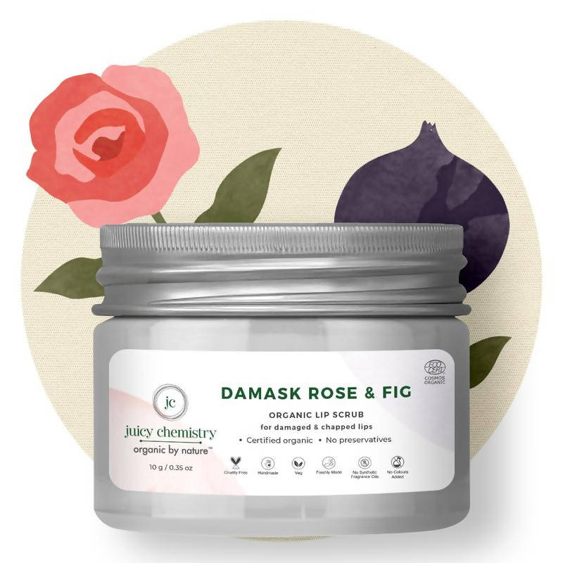 Juicy Chemistry Damask Rose & Fig Lip Scrub