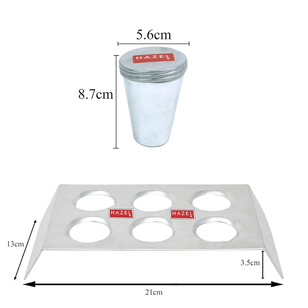Hazel Kulfi Moulds Set Aluminium