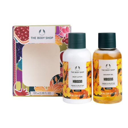The Body Shop Hibiscus Shower Gel & Body Lotion Gift Set Kit