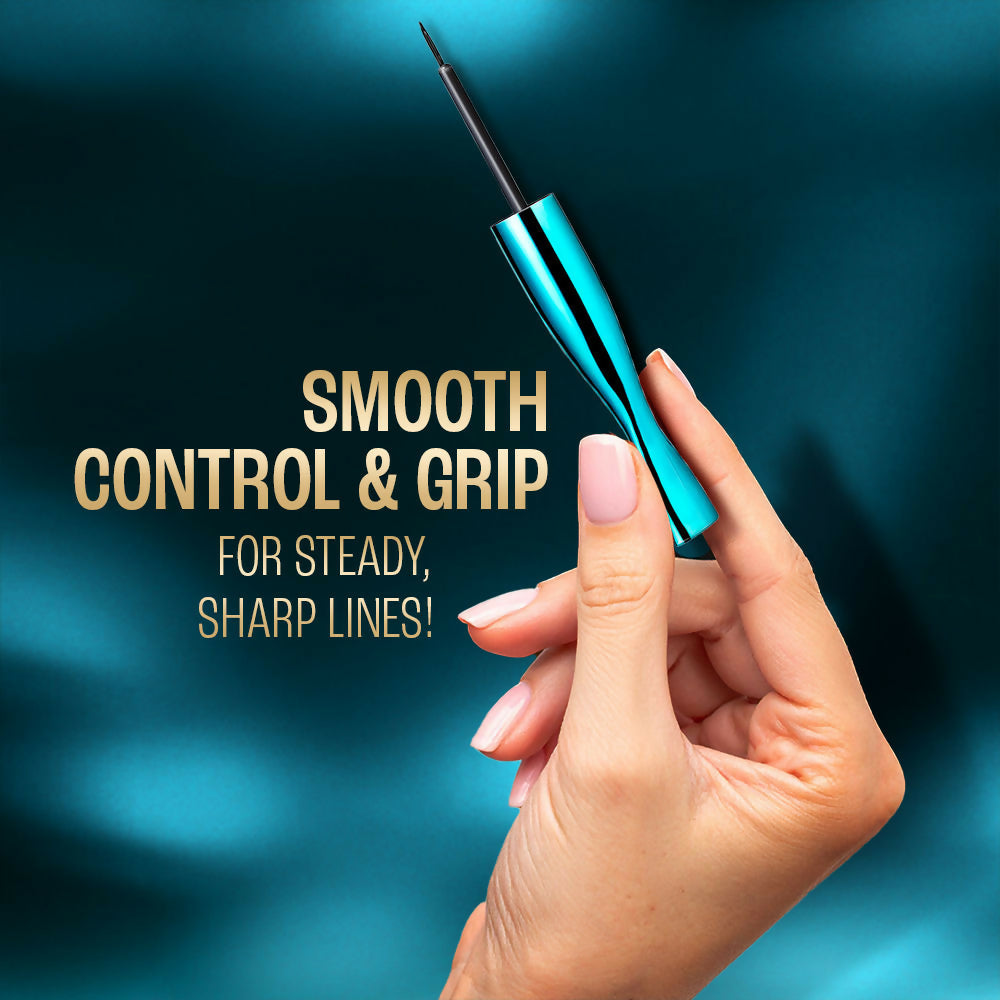 Lakme 9 To 5 Eyeconic Liquid Eyeliner - Deep Brown