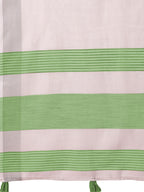 Shree Shyam Fashion The White Loom White Linen Cotton Saree