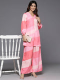 Ahalyaa Women's Traditional Wear Co-ods - Pink