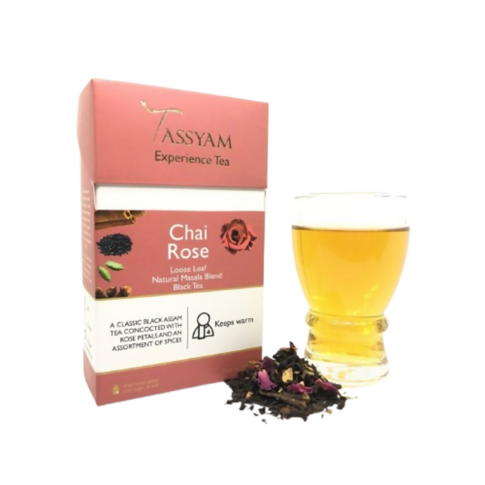 Tassyam Organics Chai Rose Black Tea - Distacart