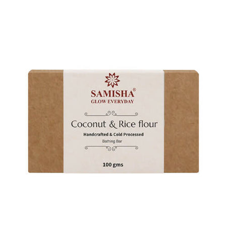 Samisha Organic Coconut Milk & Rice Flour Skin Healing Bathing Bar