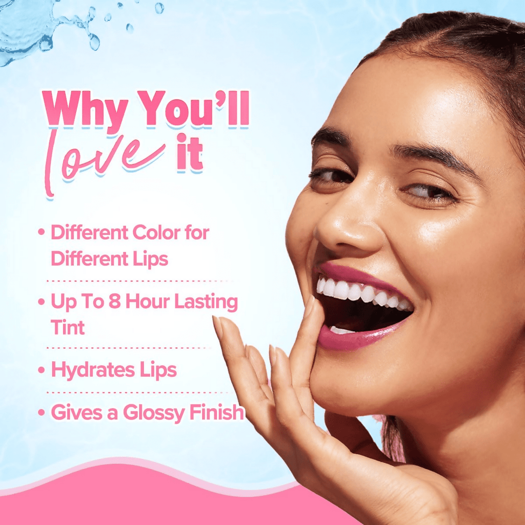 Aqualogica Plump+ Pouty Li-Ph Gloss - Watermelon Slice - Limited Time Offer - Distacart