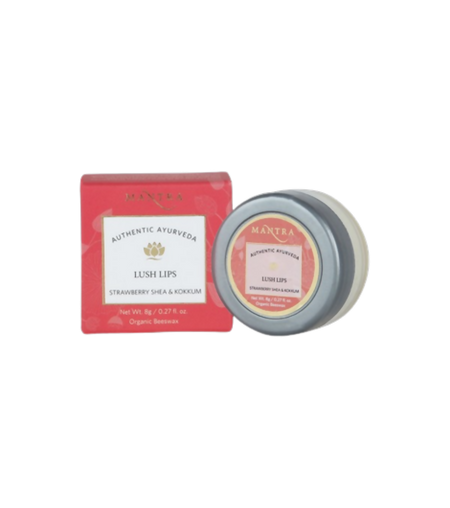 Mantra Herbal Lush Lips Strawberry, Shea & Kokkum