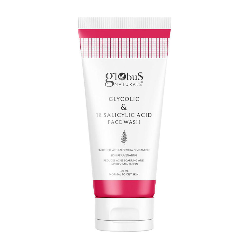 Globus Naturals Glycolic & 1% Salicylic Acid Face wash