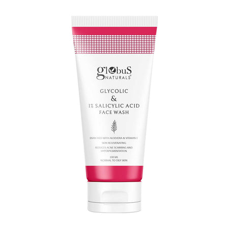 Globus Naturals Glycolic & 1% Salicylic Acid Face wash