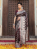 Shree Shyam Fashion Red Silk Saree - Distacart
