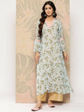 Ahalyaa Women's Traditional wear Kurta - Sky Blue