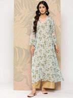 Ahalyaa Women's Traditional wear Kurta - Sky Blue