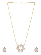 VOJ Women Gold Color stainless steel Jewellery Set - Distacart